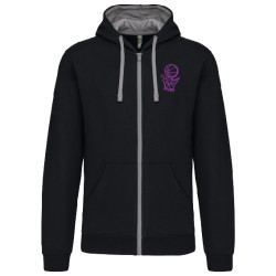 Sweat capuche zippé Adulte