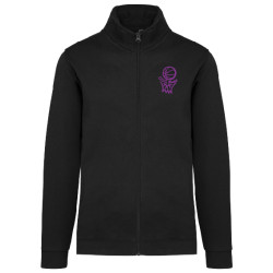 Sweat zippé sans capuche...